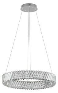 Designový LED lustr Arietta nikl 46W – Šedá