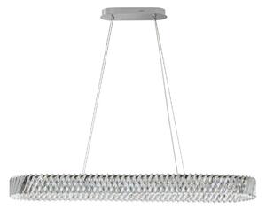 Designový LED lustr Arietta nikl 82W – Šedá