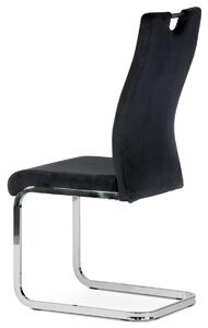 Jídelní židle černá látka DCL-416 BK4