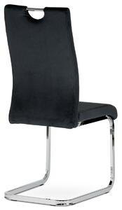 Jídelní židle černá látka DCL-416 BK4