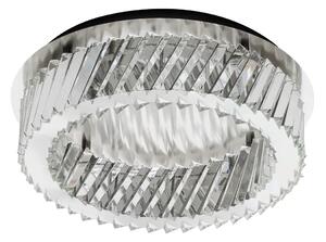 Moderní LED stropní svítidlo Arietta nikl 34W – Šedá