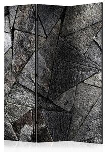Paraván Pavement Tiles (Grey) Dekorhome 135x172 cm (3-dílný)