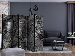 Paraván Pavement Tiles (Grey) Dekorhome 135x172 cm (3-dílný)