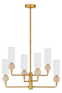 Moderní lustr Filomena Tmavě šedá 55 – 55 cm