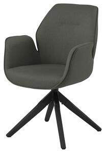 Jídelní židle AURA 2 tmavě šedá/černá