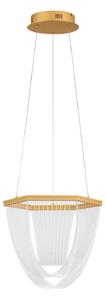 Designový LED lustr Valentin zlatá