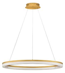 Moderní LED lustr Luana zlatá 1