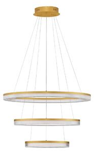 Moderní LED lustr Luana zlatá 3