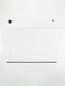 Minimalistcký LED lustr Brillia černá 150