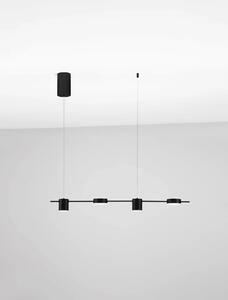 Minimalistcký LED lustr Riaz černá 20W