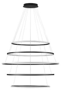 Moderní LED lustr Maelo černá 150