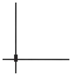 Minimalistcký LED nástěnné svítidlo Peak černá