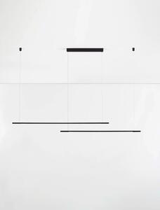 Minimalistcký LED lustr Brillia černá 140