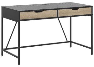 Pracovní stůl JENA 120 cm 60 cm se zásuvkami Černá
