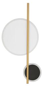 Designové LED nástěnné svítidlo Ottilie černo-bílá – Černá