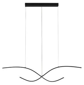 Minimalistcký LED lustr Brio černá 115