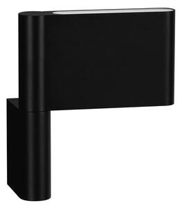Moderní LED nástěnné svítidlo Flusso černá