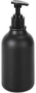Bemeta Design Plastová láhev pro dávkovač mýdla, 500 ml, kulatá, s pumpičkou, plast, černá - 131567702