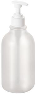Bemeta Design Plastová láhev pro dávkovač mýdla, 500 ml, kulatá, s pumpičkou, transparentní - 131567700
