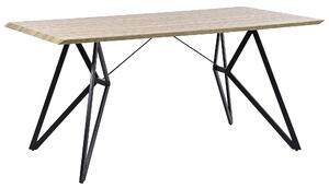 Jídelní stůl BUSCOT Světle hnědá 160 cm 90 cm