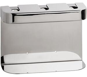 Bemeta Design Držák pro dávkovač mýdla, trojitý, kulatý, lesk - 146109441