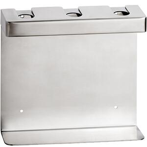 Bemeta Design Držák pro dávkovač mýdla, trojitý, hranatý, mat - 146109475