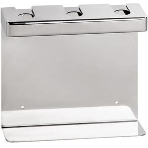Bemeta Design Držák pro dávkovač mýdla, trojitý, hranatý, lesk - 146109471