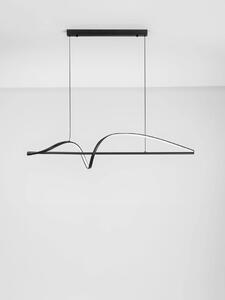 LED moderní lustr Gemma černá