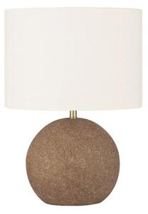 Dizajnová stolová lampa Ever 30 Prírodná – Hnědá