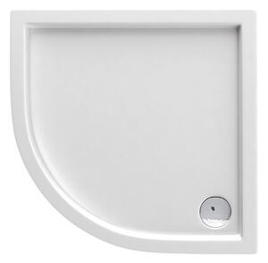Deante Akrylátová sprchová vanička nízká - čtvrtkruh Minimal - KTN 053B (90x90x5,5 | R 55 cm)