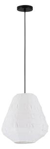 Led ľanový luster Linnet B 36cm – Bílá