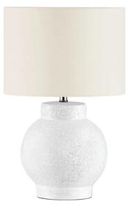 Moderní stolní lampa Zema bílá