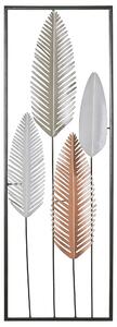 Závěsná ozdoba List NIOBIUM 90 cm Kov Stříbrná