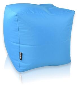 Taburet Primabag Cube polyester 40x40 cm modrá