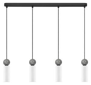 LED moderný luster Filomena 81 stone – Šedá