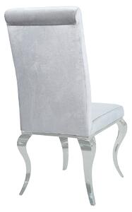 Jídelní židle INVICTUS, šedý samet