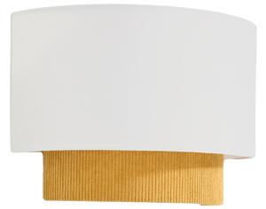 Kave Home Žluté nástěnné světlo Bianella 30 cm