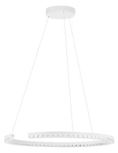 LED moderný luster Gleamy 65 Biela – Bílá