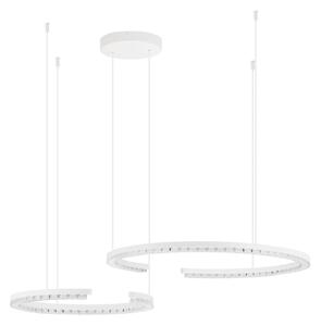 LED moderný luster Gleamy 2 Biela – Bílá