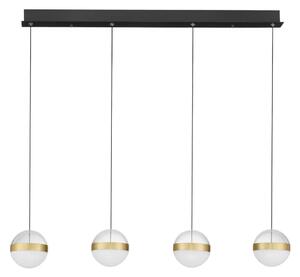 LED moderní lustr Alaz zlatá 4 line