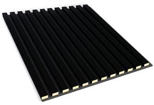 Lameo Akustický panel 3D na filcu - černý mat 60x60cm