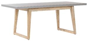 Zahradní jídelní stůl ORIA 180 cm 90 cm Beton Šedá