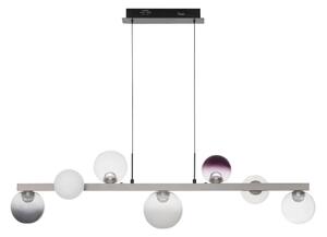 LED moderní lustr Silenzio čirá
