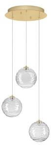 LED moderný luster Blazik Zlatá A 12W