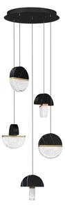Dizajnový LED luster Dorin 30W A – Černá