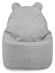 Sedací vak Primabag Teddy plyš šedá