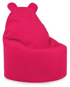 Sedací vak Primabag Teddy plyš růžová