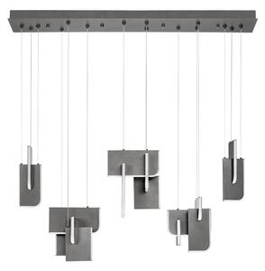 Moderný LED luster Totem 20W A – Šedá