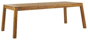 Zahradní jídelní stůl LIVORNO 210 cm 90 cm Akáciové dřevo Hnědá
