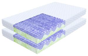 Zuno matrace s profilovanou pěnou 90x200 (2 ks) 1+1